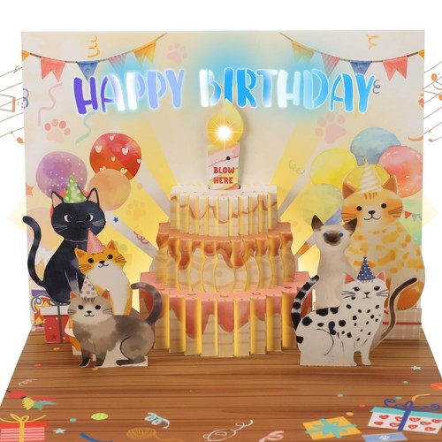 Musical birthday cards - musical,