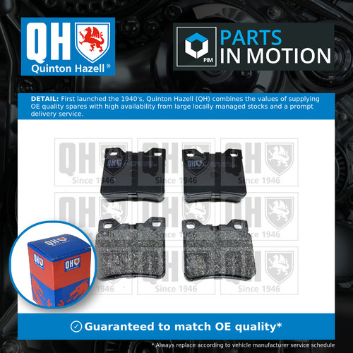 Brake pads set fits - fits, peugeot