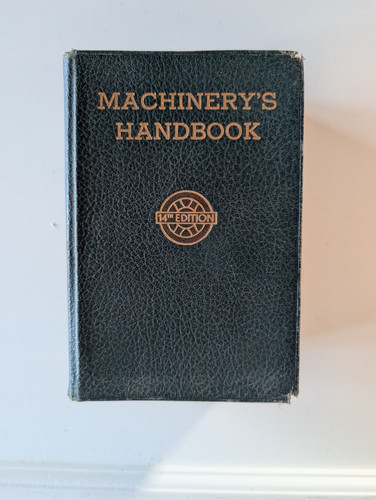 Machinery handbook 14th - machinery's,