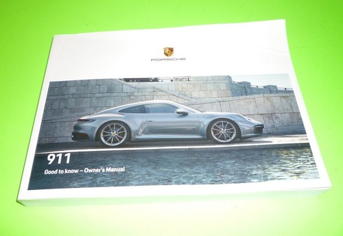 2022 porsche 911 owners manual - 911,