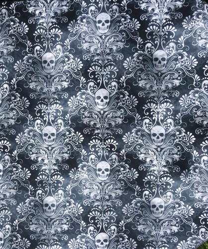 Fat quarter gothic filigree - fat,