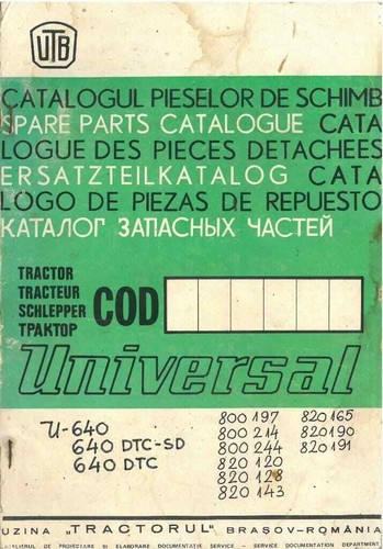 Universal utb tractor 640 - utb,