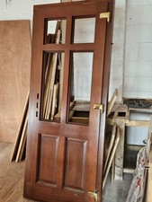 Wooden Front Door and Frame