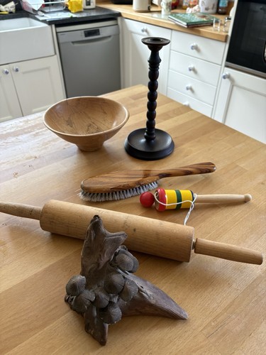 Collection treen wooden - collection, of