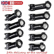 Cycling 31.8mm MTB Mountain Road Bike Handlebar Stem Handle Bar 1-1/8" 60-100mm