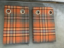 Next ORANGE Woven Check Tweedy
