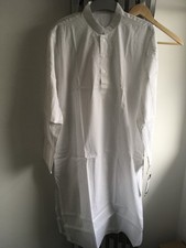 Junaid Jamshed Mens White Kurta Kameez Size M / Medium Pakistani Eid Wear Khaadi