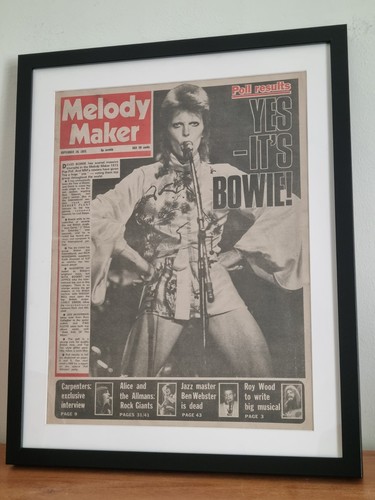 David bowie original framed - david,
