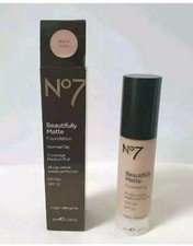 Boots No7 WARM IVORY Beautifully Matte Foundation 30ml BNIB Rare FAST POSTAGE