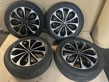 NISSAN QASHQAI 2013 MK2 J11 18" ALLOY WHEELS WITH NEARLY NEW TYRES 