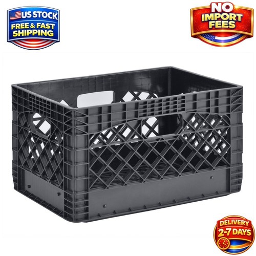 Plastic milk crate heavy - plastic,