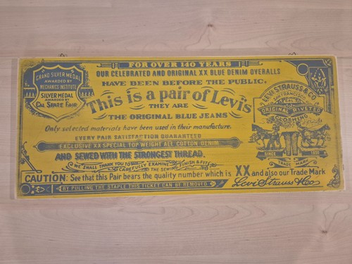 Levis vintage store display - levis,
