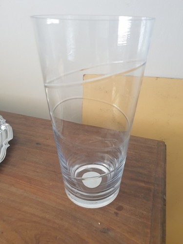 Large glass vase - glass,
