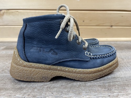 Vintage fila leather boots - fila,