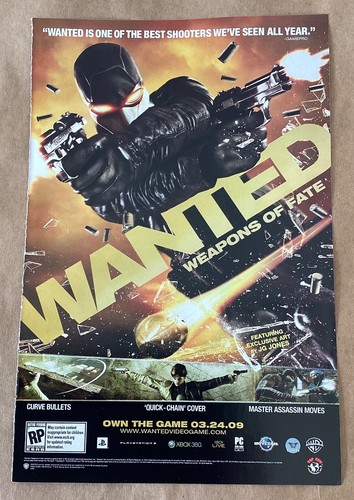 Wanted 2009 print promo - ad,