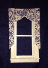Blue Toile Dollhouse Single