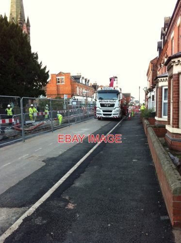 Photo tram track delivery - tram,