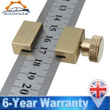 Stainless Steel Ruler with Brass Stop Marking Gauge 0-30cm for Carpenters DIY