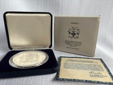 Sterling Silver Jamaica 1979 investiture coin silver with CoA