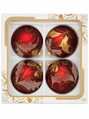 Xmas decorations glass big - xmas,
