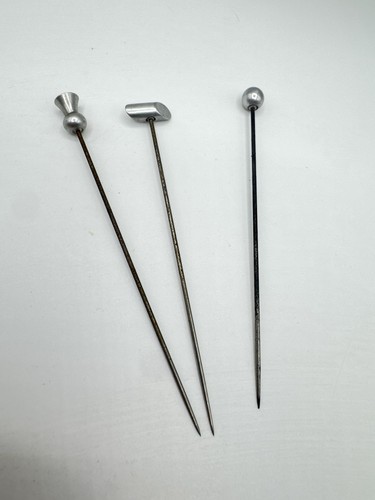 Antique art deco stick pins - art,