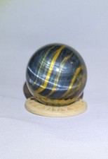 Blue Tigers Eye Sphere, Healing Crystal, Spiritual, Witch
