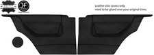 BLACK STITCH 2X REAR FULL DOOR