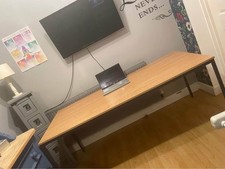 Large office desk 80cm x 180cm 73cm high legs come off with an Alan key
