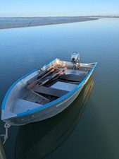 Silver Aluminium Dingy in good