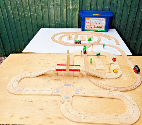 Brio wooden train rail - brio, road