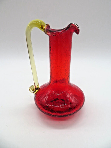 Vtg mini pitcher cadmium art - vtg,