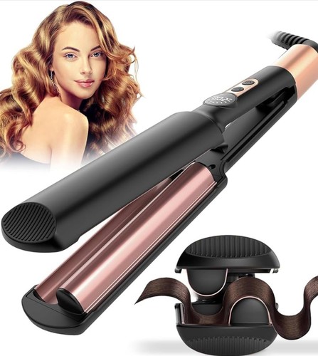 Hair crimper double barrel - crimper,