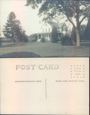 Country house with trees