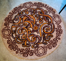 Vintage scandinavian rug rya - vintage,