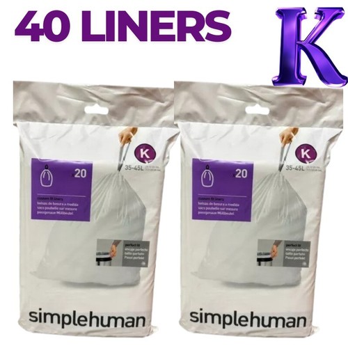 Simplehuman bin liners - liners, k