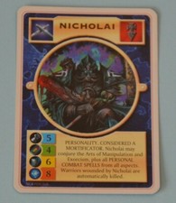 DOOMTROOPER CCG Promo Card NICHOLAI Eng English Rare A