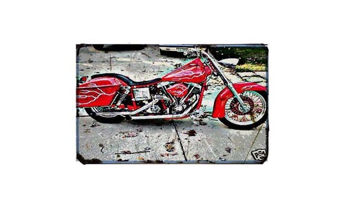 Fxe shovelhead motorbike sign - fxe,