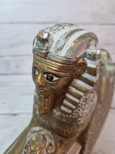 Egyption sphinx lion figurine - sphinx,