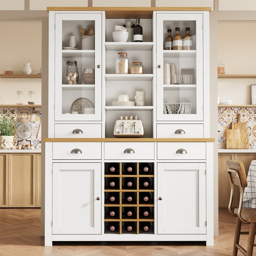 Kitchen cupboard tall display - kitchen,