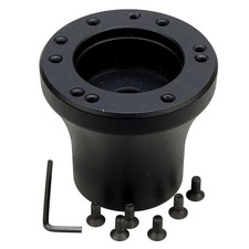 Black Steering Wheel Hub