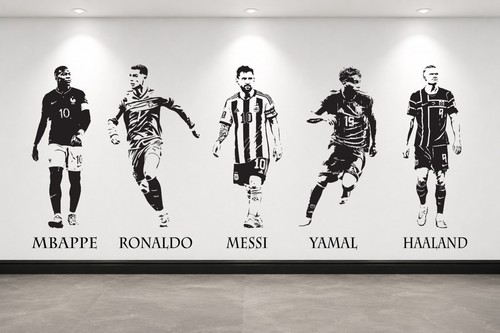 Footballers wall stickers - wall,