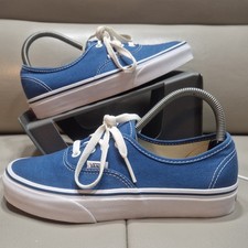 Vans Trainers Womens Blue  UK6 Canvas  Lace Up Skate Shoes Casual Sneaker