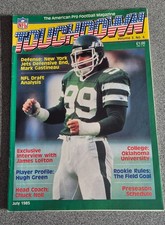 AMERICAN FOOTBALL MAGAZINE ** TOUCHDOWN ** VOL 3 NO 4 ** NFL UK 1985