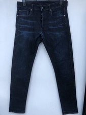 G Star Raw 3301 Tapered Men’s Blue Jeans W34 L34 STUNNING QUALITY GOOD CONDITION