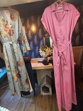 Next Pink sleeveless wide Leg