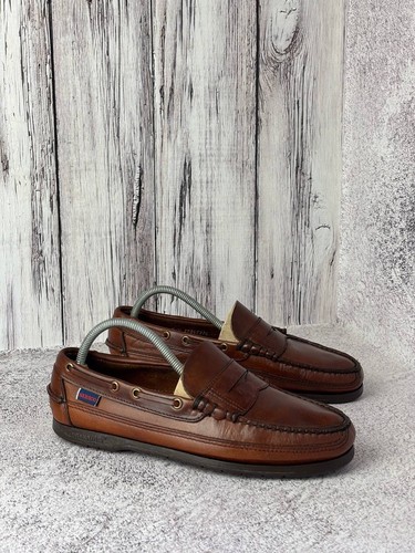 Sebago docksides brown - brown, leather