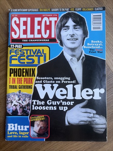 Select magazine september 1996 - magazine,