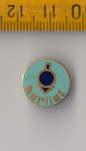 Vintage enamel berliet truck - vintage,