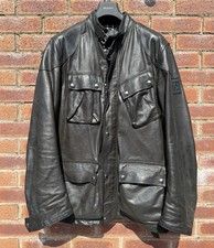 Belstaff Men's Panther 1966 Leather Jacket Black Size 56 RRP £1350