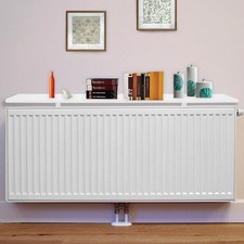 (120cm) White Radiator Shelves